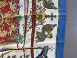 a close up of a piece of cloth on a table