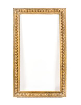 a gold frame with a decorative pattern on the edge