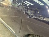 a close up of a car ' s door handle and the door handle is missing