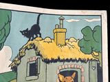 a cat that is standing on the roof of a house