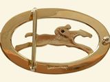 a picture of a brooch with a dog on it