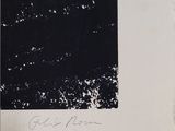 painting of a black and white painting of a square and a square on a white wall