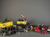 a lot of toys that are sitting on a table