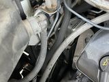 a close up of the engine of a car