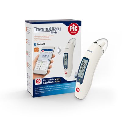 PIC SOLUTION - Thermomètre auriculaire infrarouge - Connecté…