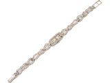 an art deco diamond bracelet, by van cleef