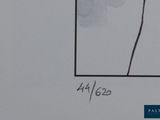 a drawing of a flower that is on a piece of paper
