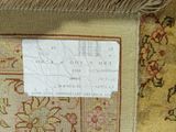 a close up of a piece of fabric with a price tag on it
