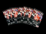 a lot of cards that are on a black background
