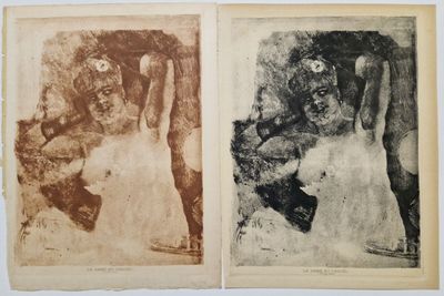 Félicien Rops (1833-1898) - La dame au carcel.