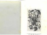 a book with a picture of a group of people on it
