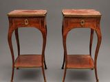 paire de tables de chevet françaises du XIXe siècle