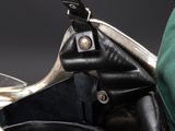 a purse with a pair of glasses in it