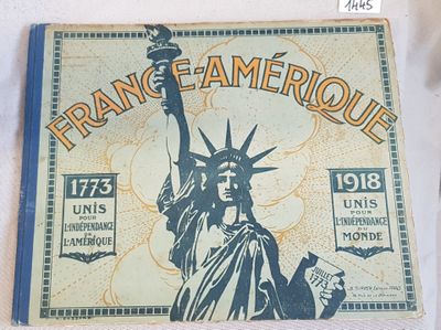 a book with a picture of the statue of liberty on it