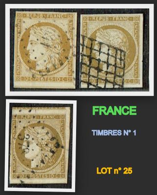 three stamps with a picture of a woman and a man on them