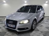 an image of a silver audi car in a showroom