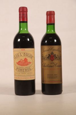 deux bouteilles de vin posées l'une à côté de l'autre sur une table