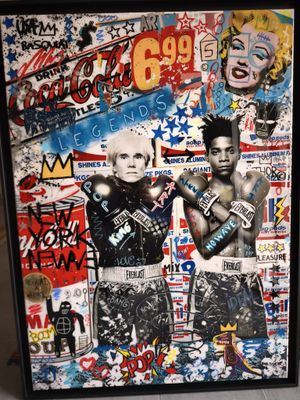 Fanni MAYER (née en 1975) : "Legends, WARHOL et BASQUIAT" (1…