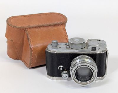 Appareil photo ROBOT, à grand remontoir, avec objectif Schne…