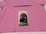 un t-shirt rose avec l'image d'un gorille dessus