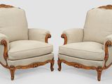 paire de fauteuils français de style Louis XV