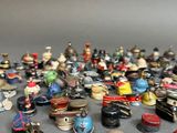 a lot of small figurines that are on the table