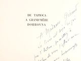 a close up of a book with writing on it