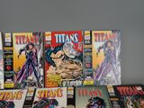 a lot of comic books on the table