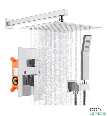 Système de douche encastrée -Sans marque apparente - Retour …