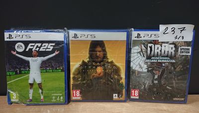 Lot de 3 jeux PS5 composé de: 1 jeu : Death Stranding Direct…