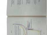 two pages of a book with a drawing of a letter d on it