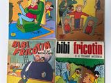 four vintage comic books from the early 20th century