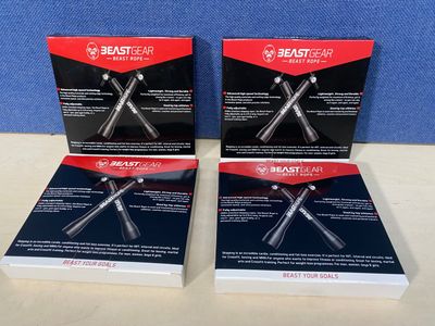 (x4) BEASTGEAR - Beast Rope - corde à sauter d'entrainement … - Photo 1