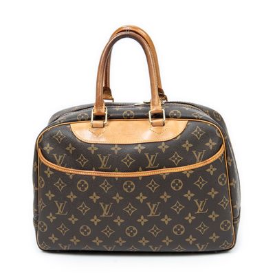 louis vuitton monogram canvas and leather handbag