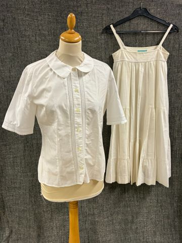 CACHAREL ET LE CHEMISIER DE CACHAREL – Chemisier en coton blanc, ...
