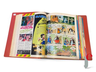 un livre ouvert avec l'illustration d'une bande dessinée