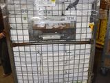 a cart with a lot of boxes on it in a warehouse