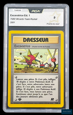 la carte comporte l'image d'un personnage de dessin animé