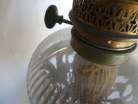 Importante paire de lampe à pétrole, monture en bronze à déc… (photo 6)