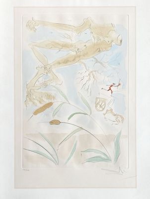 Salvador Dalí - Le Chêne et le Roseau, 1974