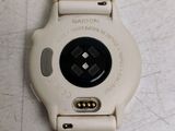 a close up of a watch on a marble surface