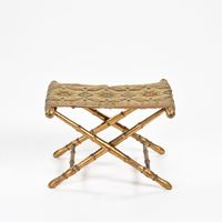 Ployant en bois doré sculpté façon bambou (photo 2)