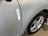 a close up of a car with a sticker on it