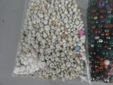 a bag of beads and a bag of beads on a table
