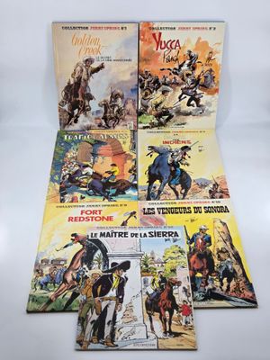 Lot de 5 bandes dessinées western vintage