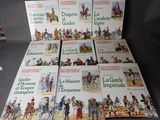 six books of the french army are stacked on top of each other