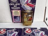a box of toilet triblet with a ghost in it