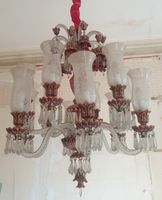 Travail Ottoman, début XXème, Important lustre en verre à 24… (photo 2)