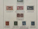 an image of a picture of a collection of stamps on display