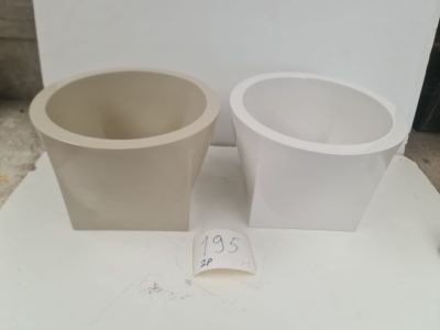 Lot de 2 vasques à poser , une blanche et une beige, article…